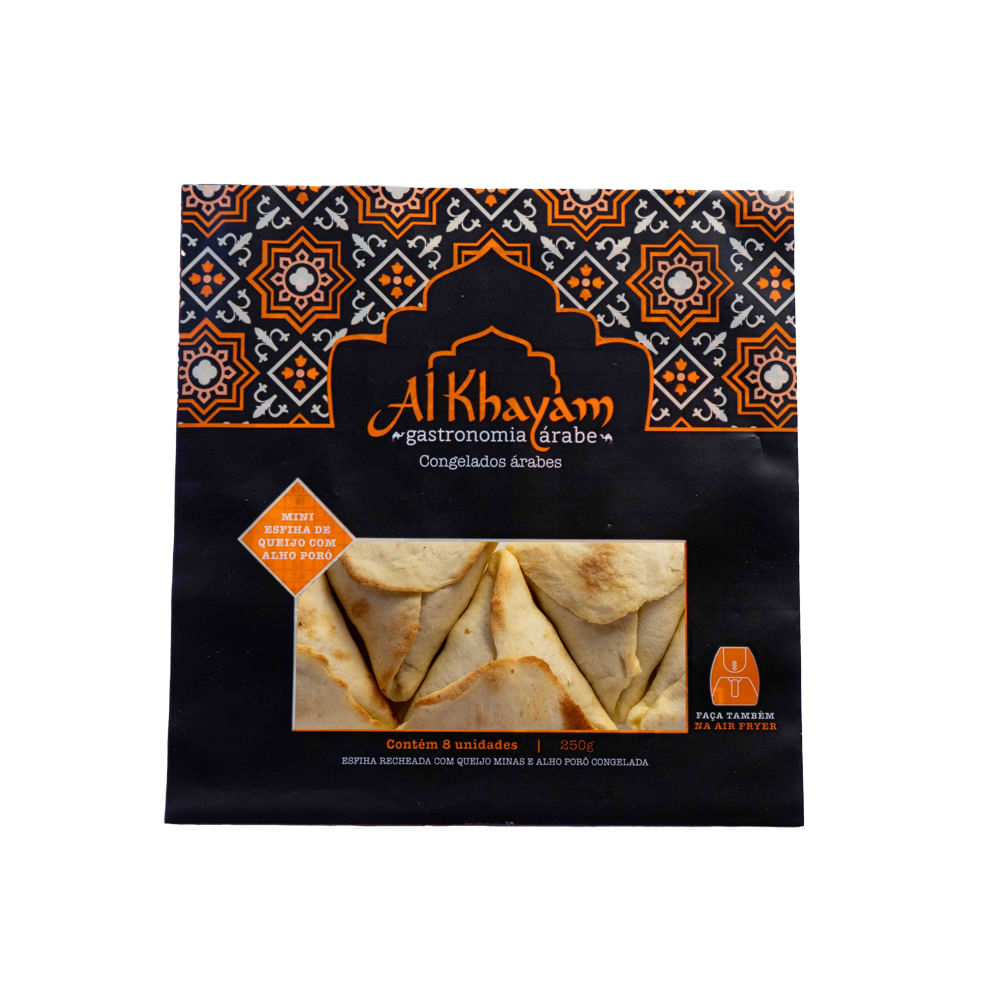 Mini Esfiha de Queijo com Alho Poró AlKhayam 250g