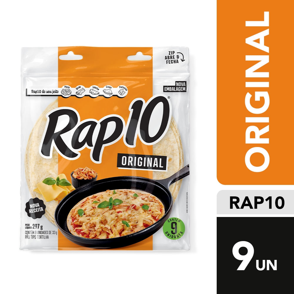 Pão de Tortilha Original Rap10 297g
