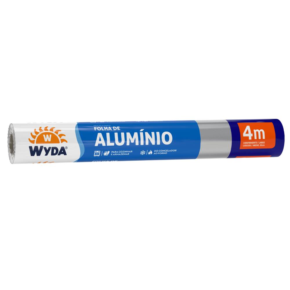Papel Alumínio Wyda 30cm x 4m