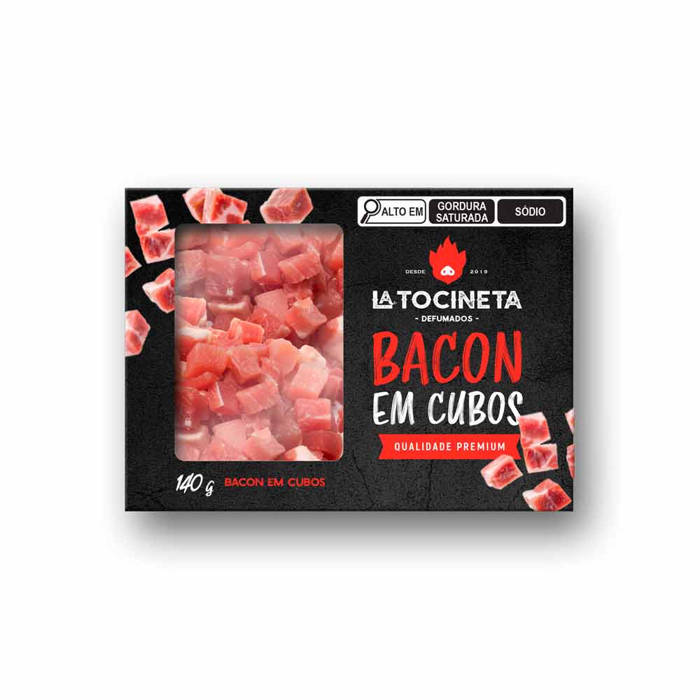 Bacon em cubos La Tocineta 140g