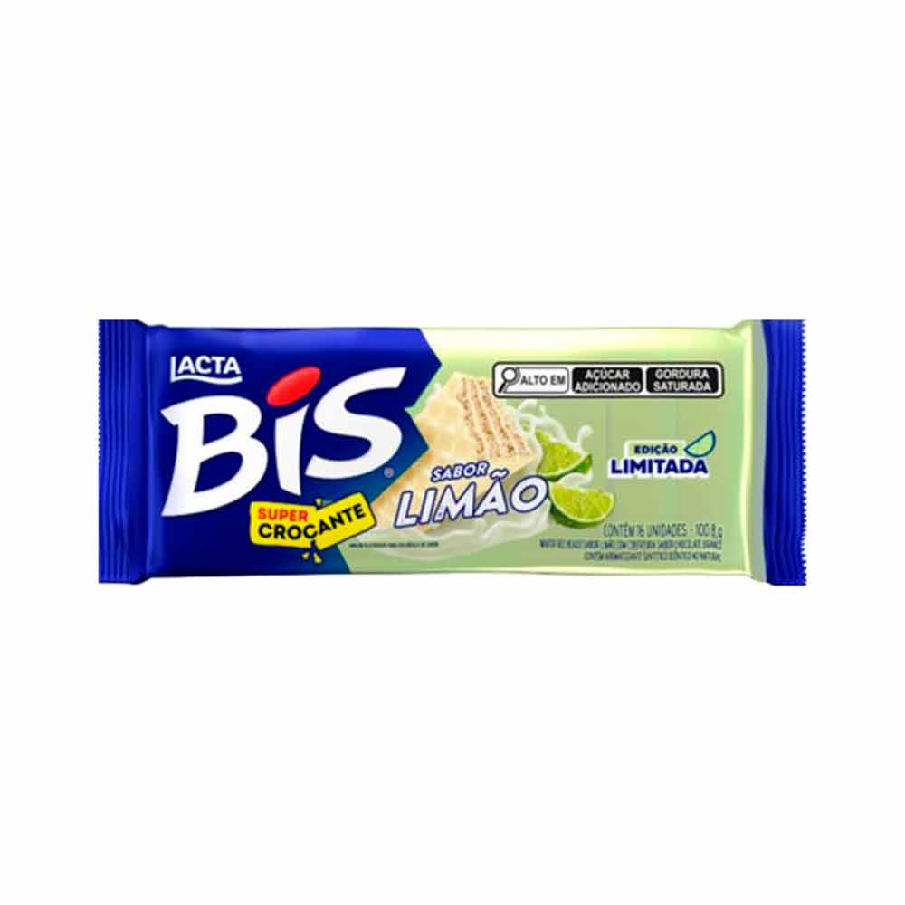 Chocolate Bis Lacta Limão Flowpack 100,8g