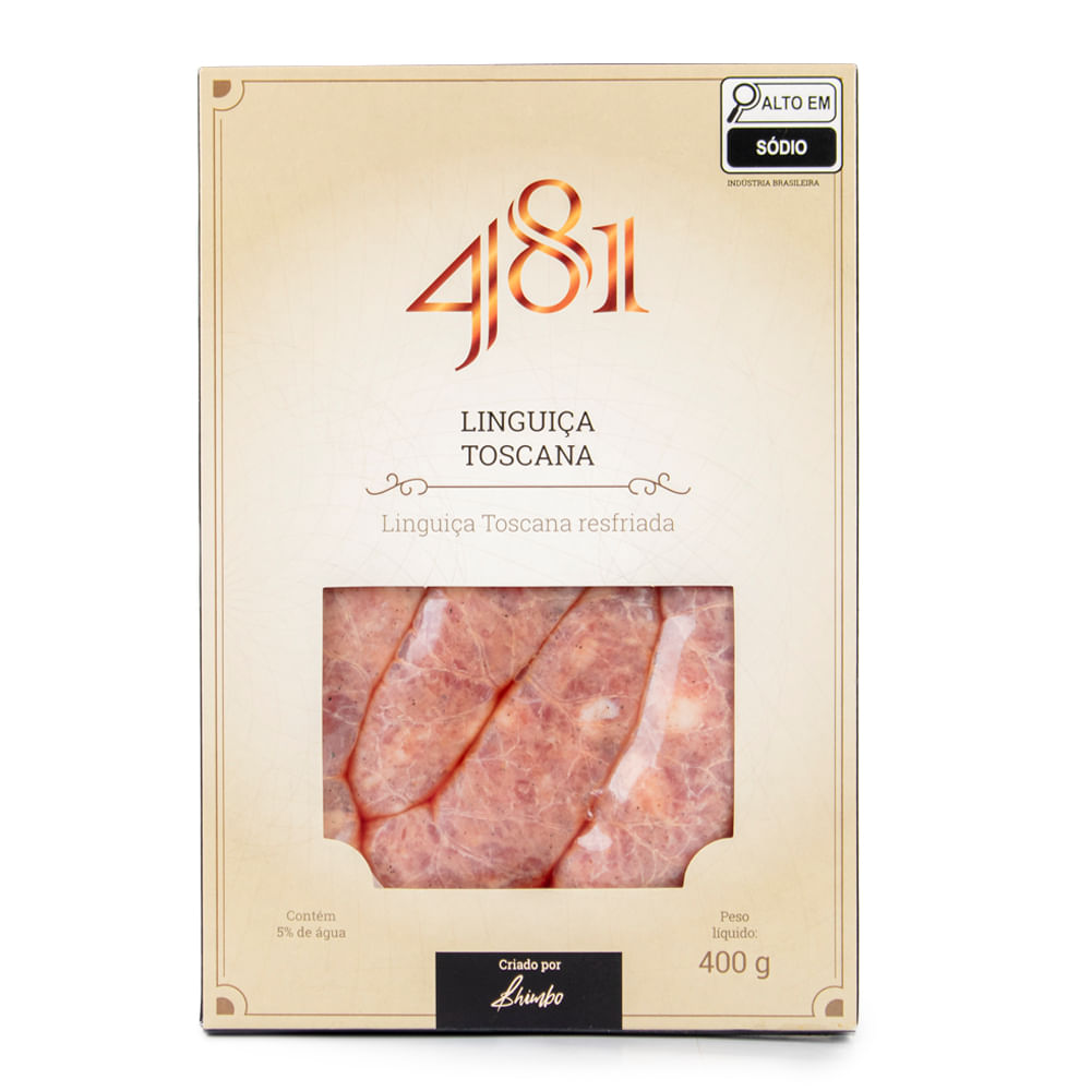 Linguiça Resfriada Toscana 481 400g