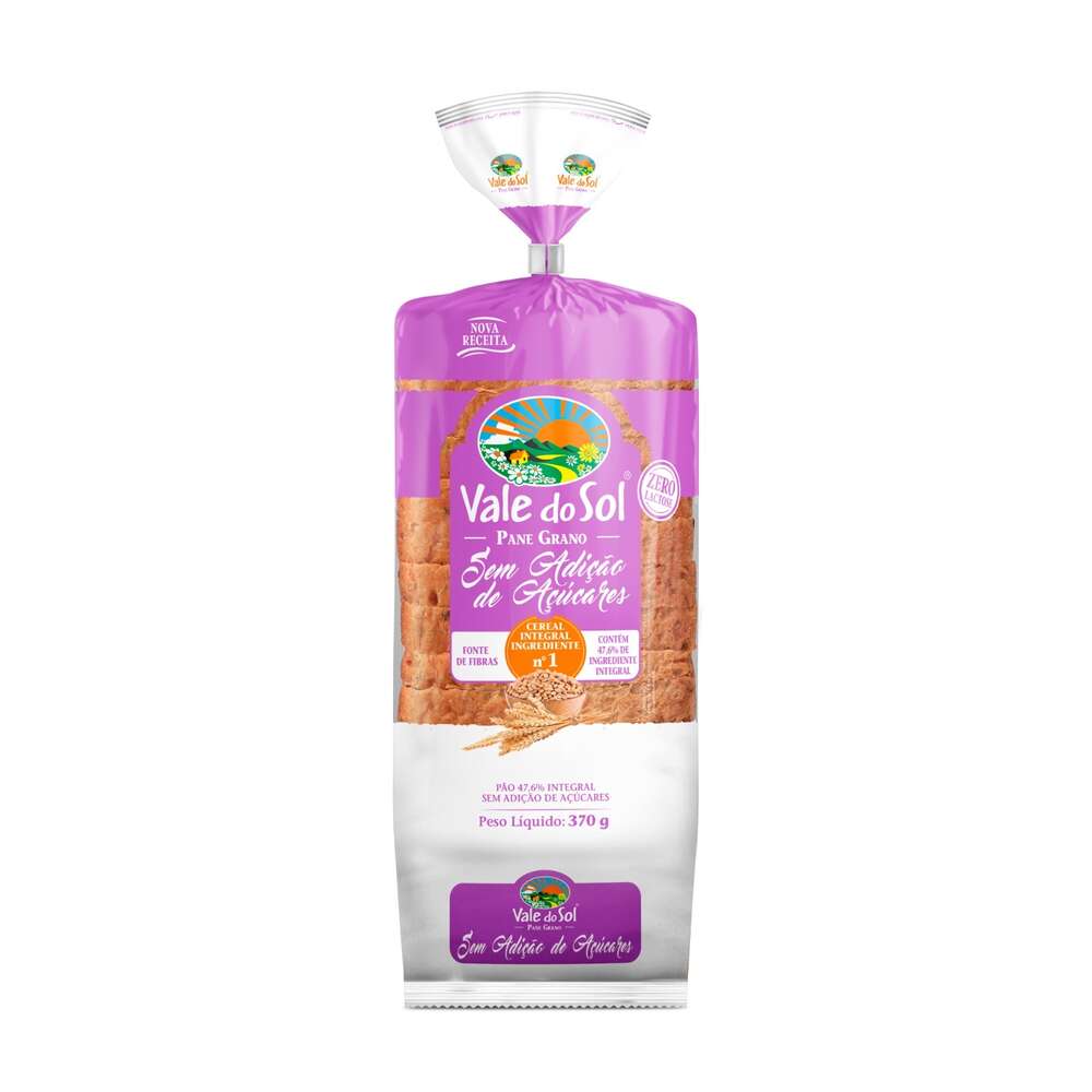 Pão Integral Vale do Sol Sem Adição de Açúcar 400g