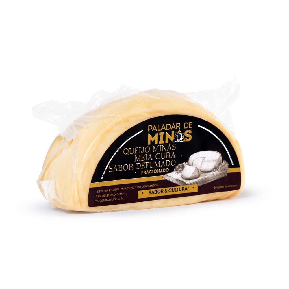 Queijo Meia Cura Paladar De Minas Defumado 300g