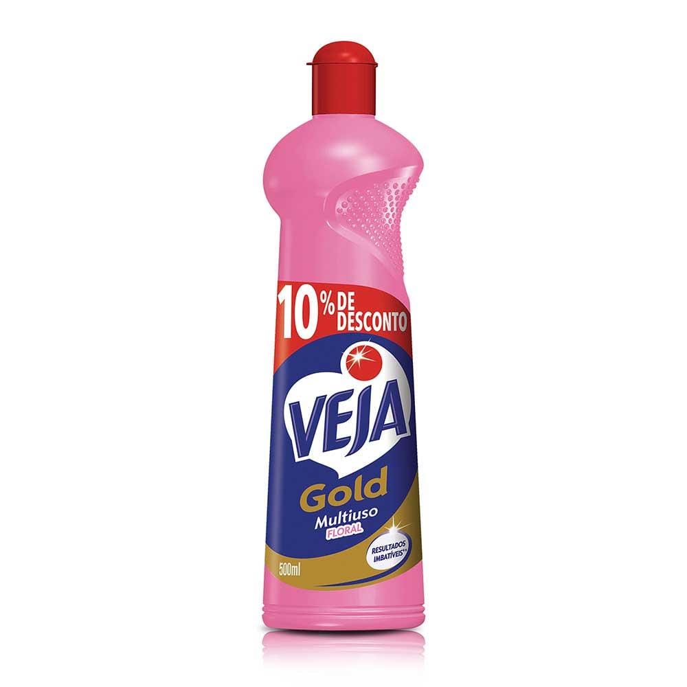 Limpador Multiuso Veja Gold Floral Squeeze 500ml