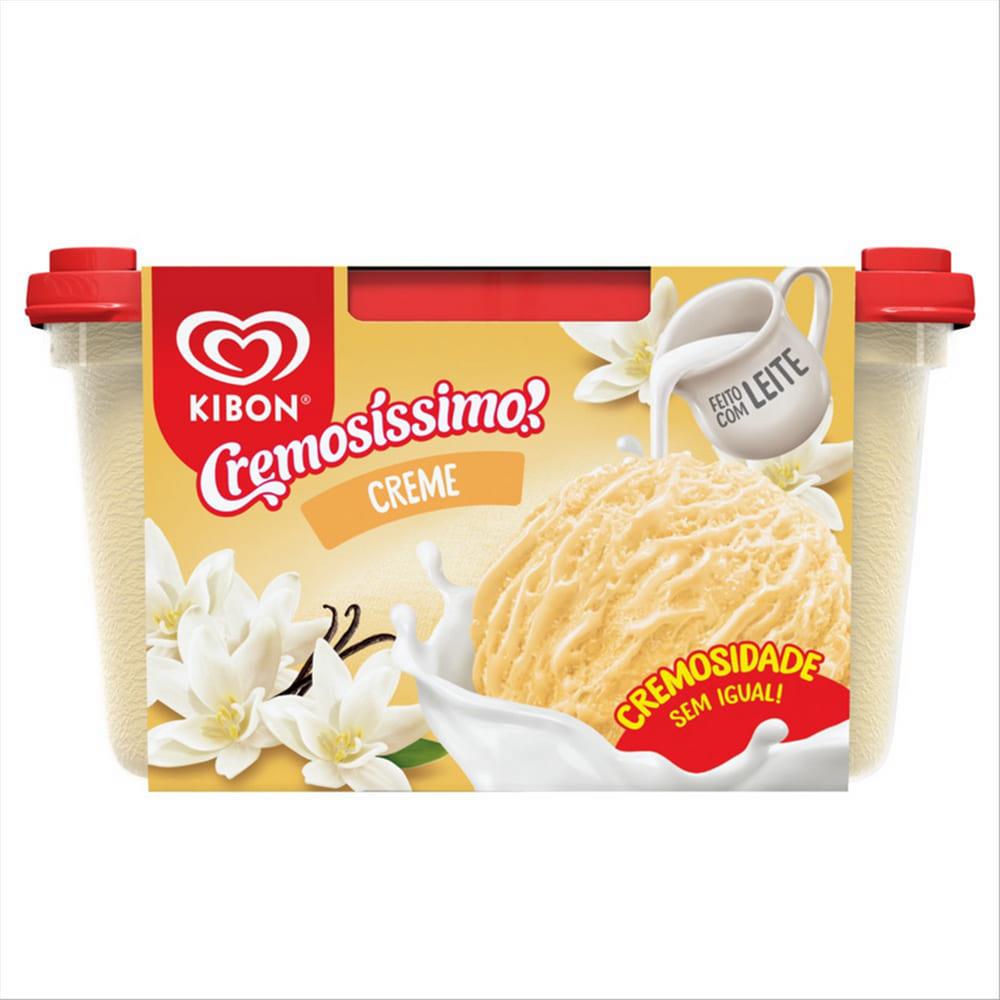 Sorvete Kibon Cremosíssimo Creme Pote 1,5L