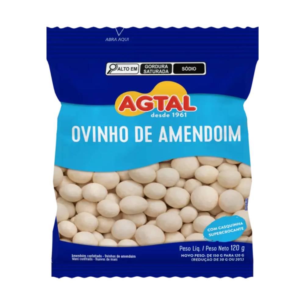 Ovinhos de Amendoim Agtal 120g