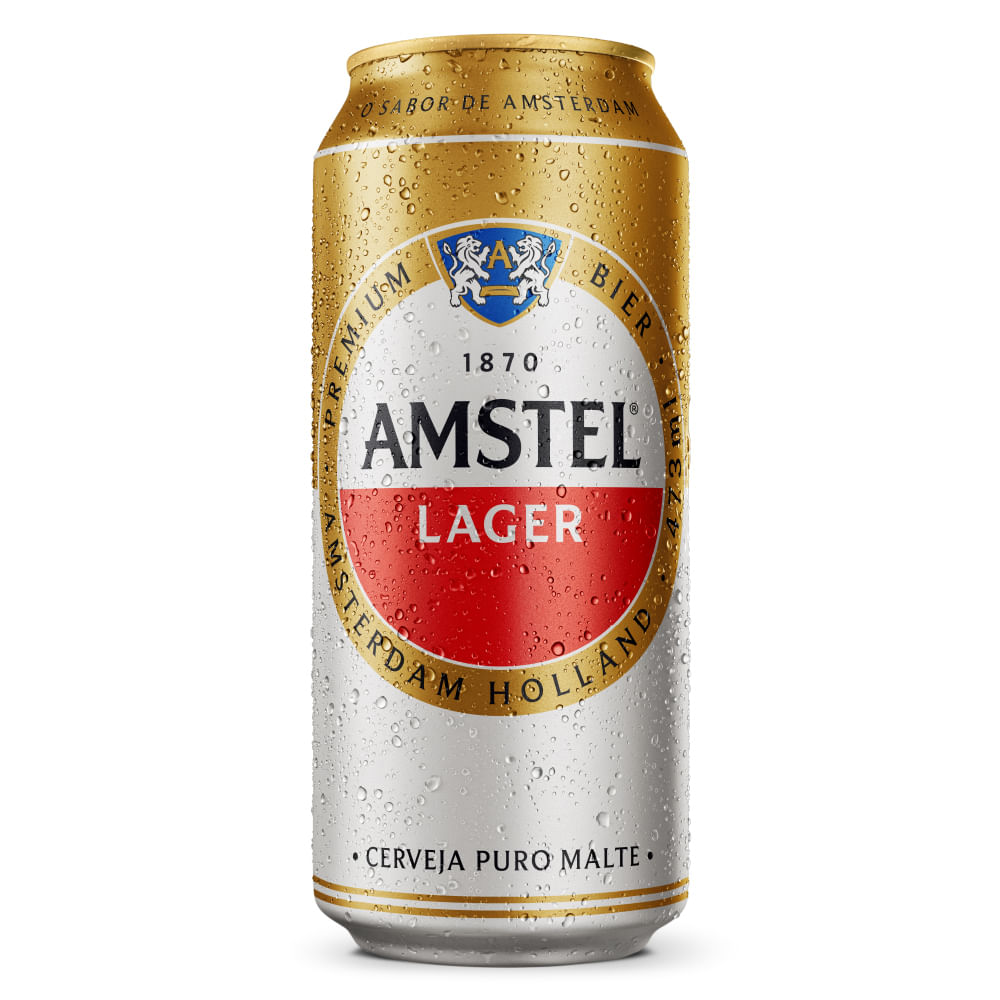 Cerveja Amstel Lager Lata 473ml