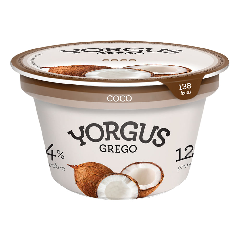 Iogurte Integral Yorgus Grego Coco 130g