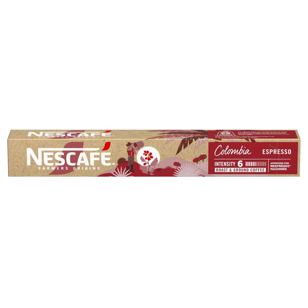 Cápsulas de Café Nescafé compatível Nespresso Colombia com 10 unidades