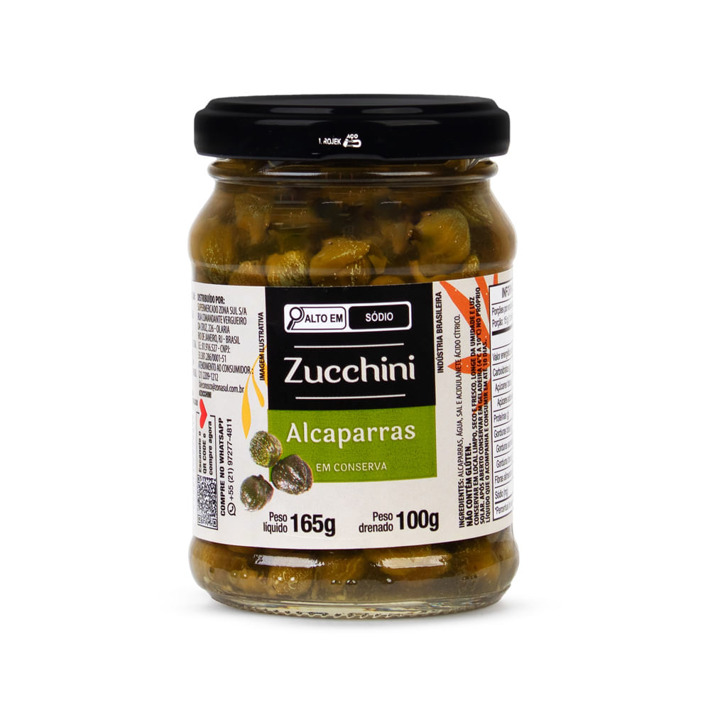 Alcaparras em Conserva Zucchini 100g