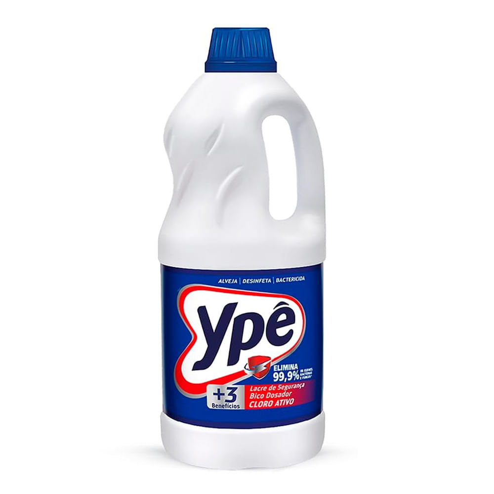 Água Sanitária Ypê Cloro Ativo 2 L