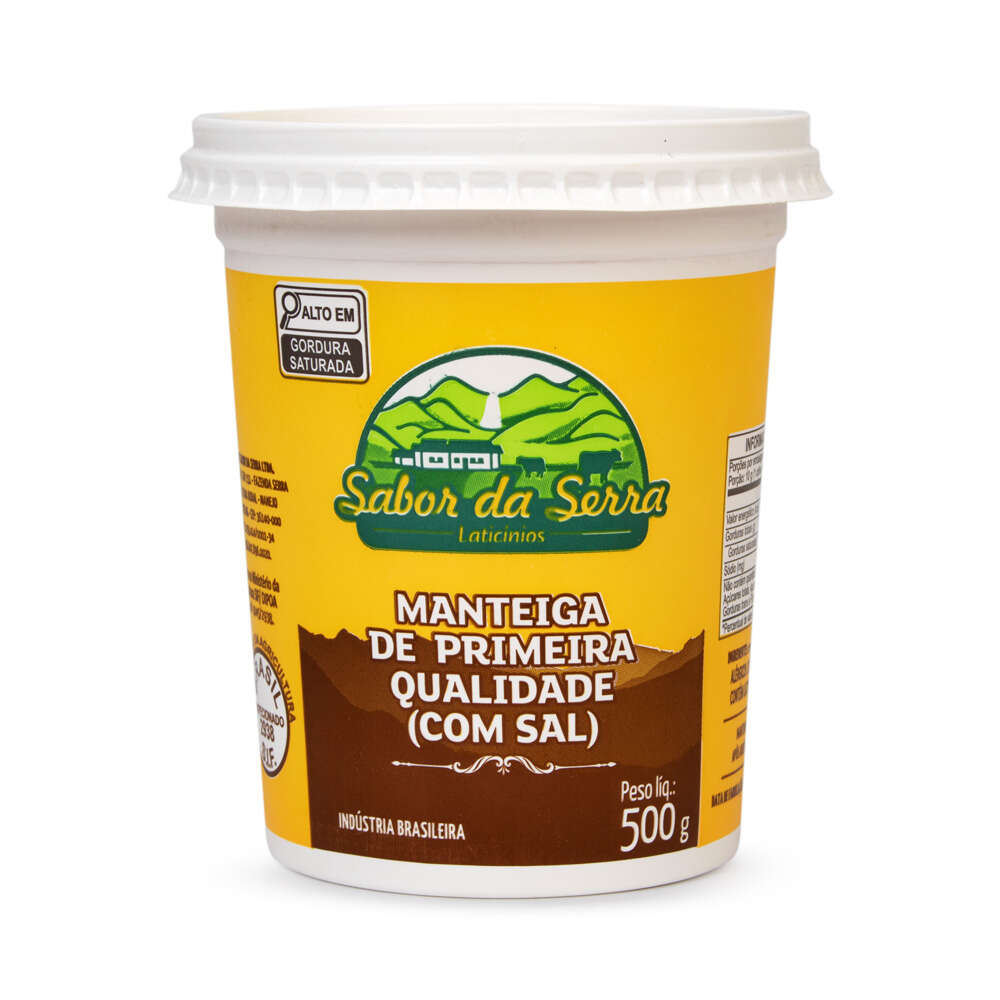 Manteiga com Sal Sabor da Serra Pote 500g