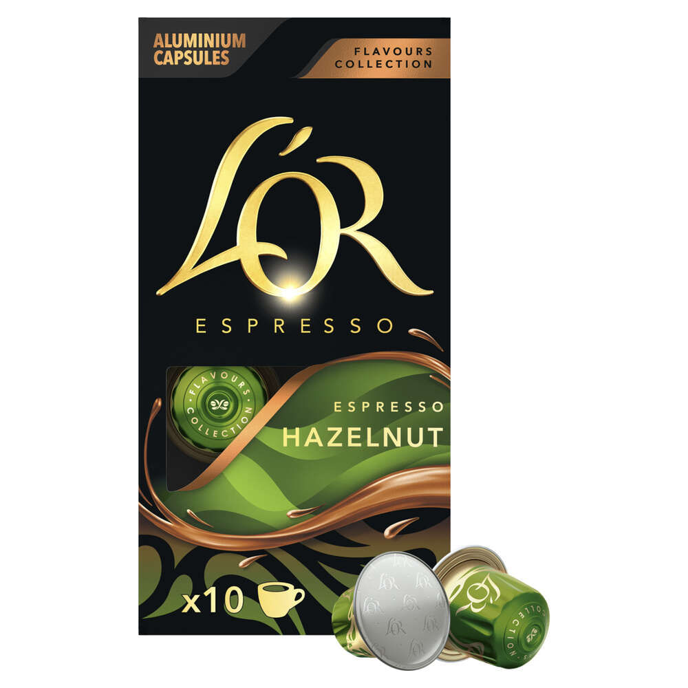 Cápsulas de Café L'Or Hazelnut com 10 Unidades
