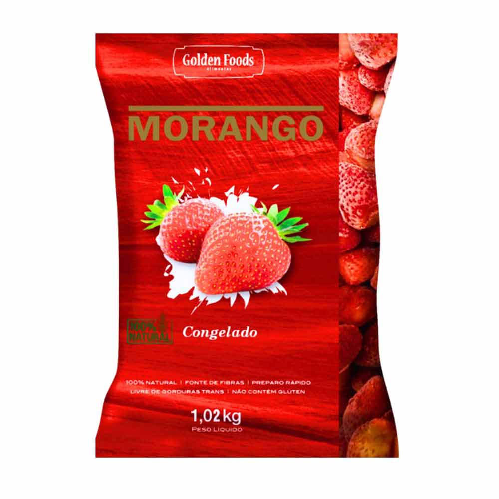 Morango Congelado Golden Foods 1,02kg