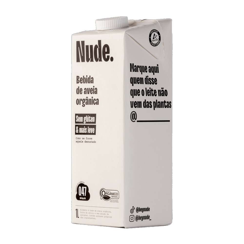 Nude Bebida de Aveia Original 1L