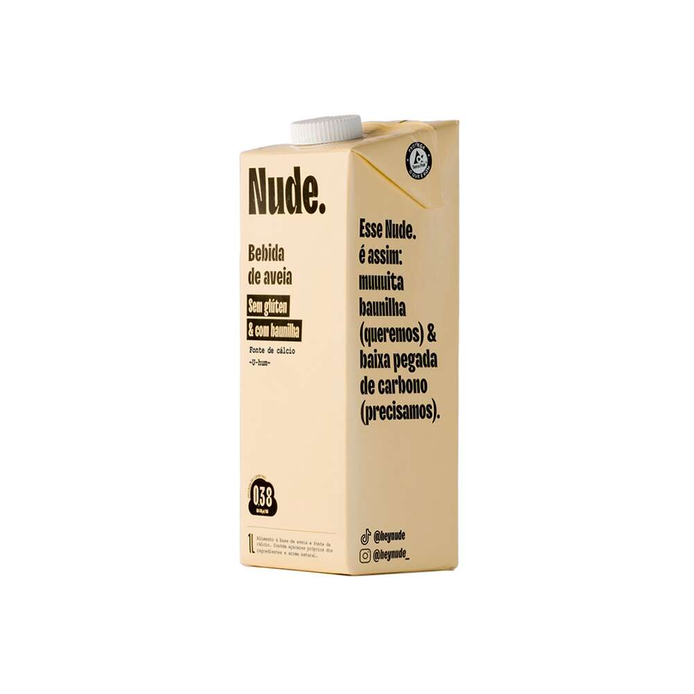 Nude Bebida de Aveia Baunilha 1L