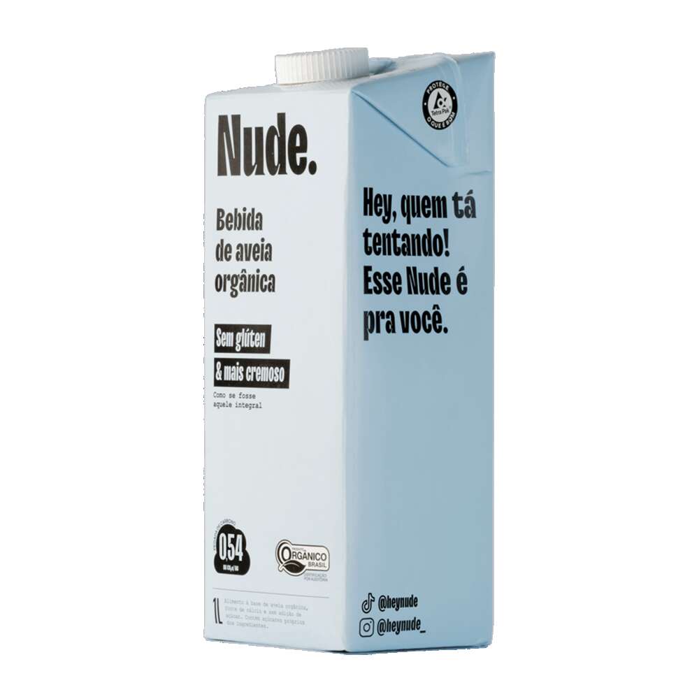 Nude Bebida de Aveia Orgânica Cremoso 1L