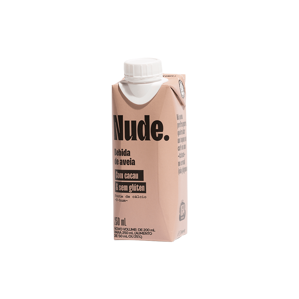 Bebida de Aveia Orgânica Nude Cacau 250ml