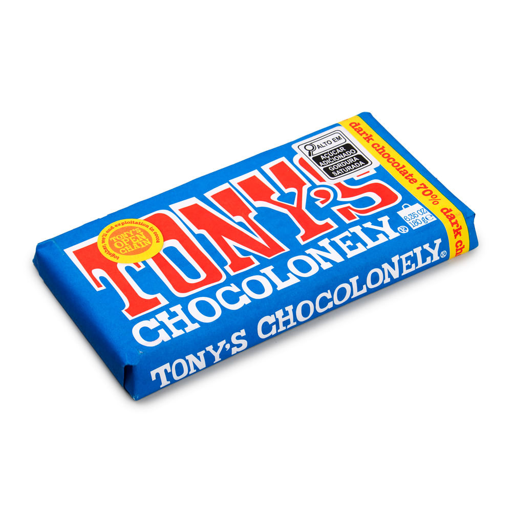 Chocolate Holandês Amargo 70% Tony's 180g