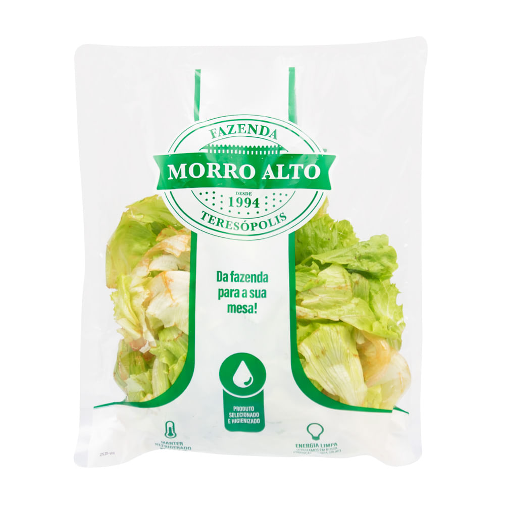 Alface Americana Higienizada Morro Alto 200g