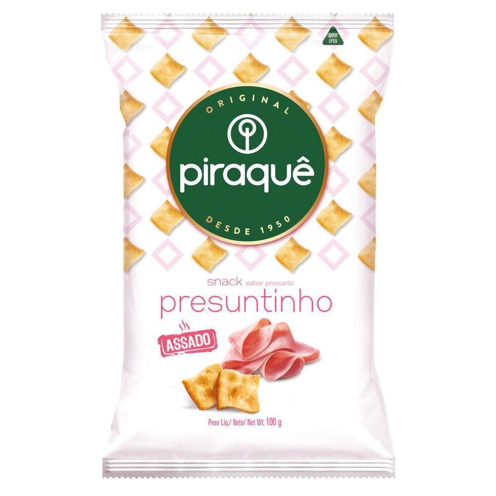 Biscoito Piraquê Presuntinho Pacote 100g
