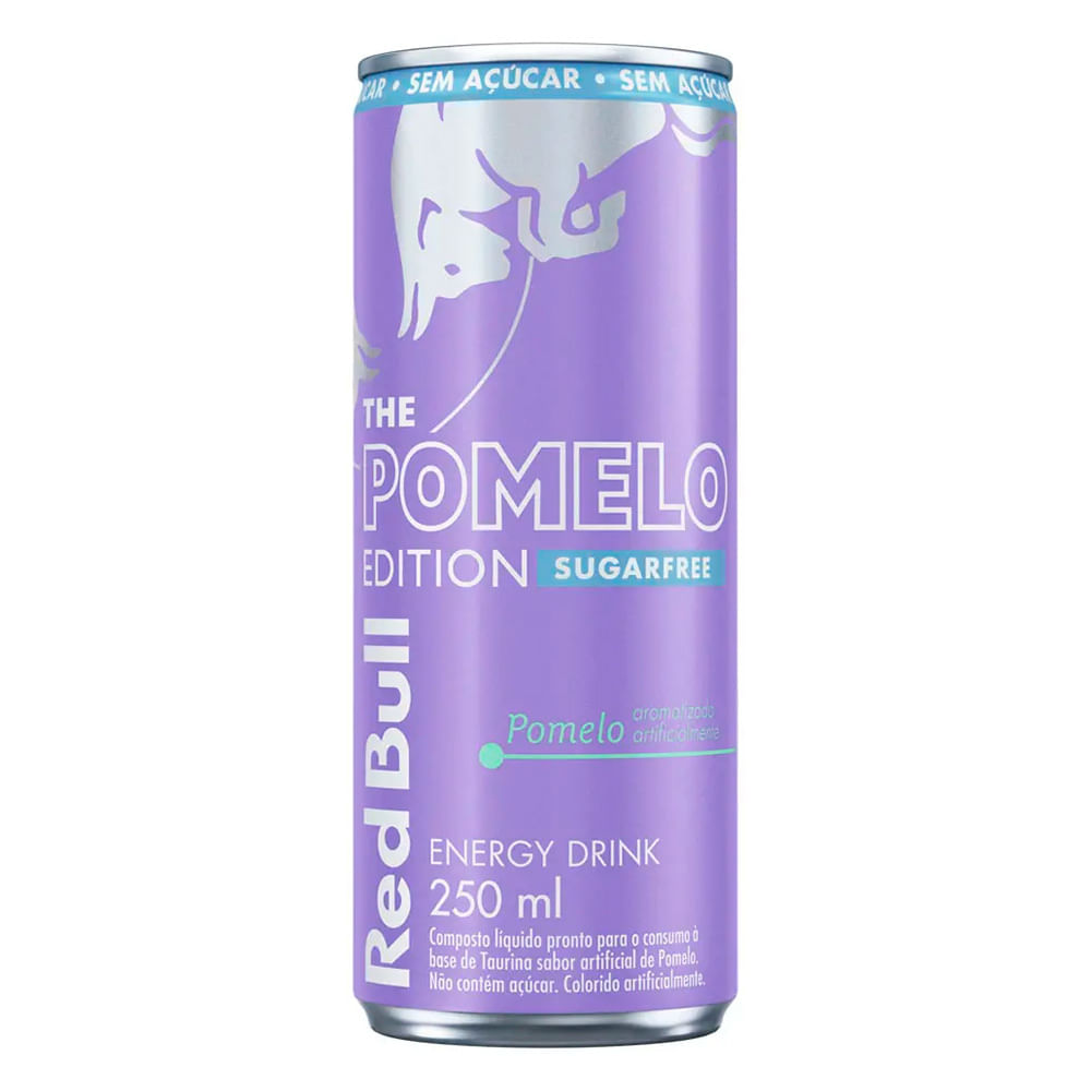Energético Red Bull Pomelo Sugar Free Lata 250ml