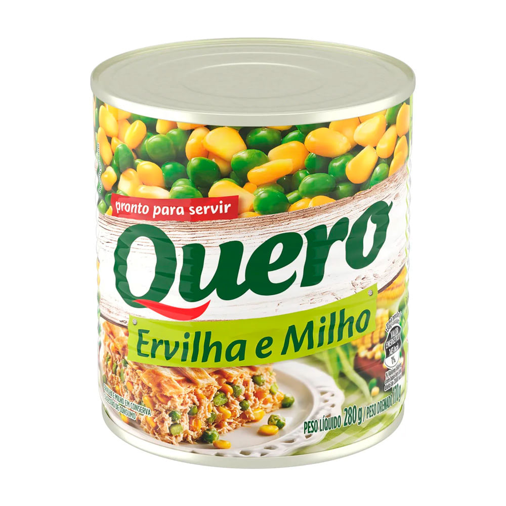 Ervilha e Milho Quero Lata 170g