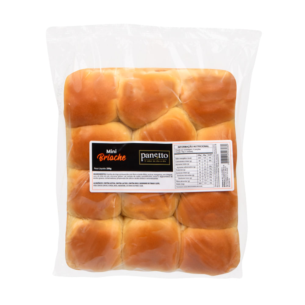 Pão Mini Tipo Brioche Panetto 300g
