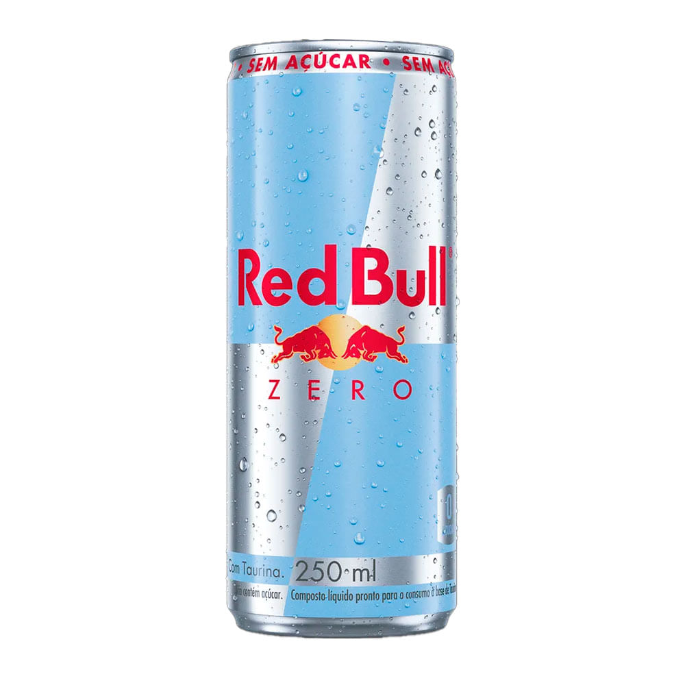 Energético Red Bull Zero Lata 250ml