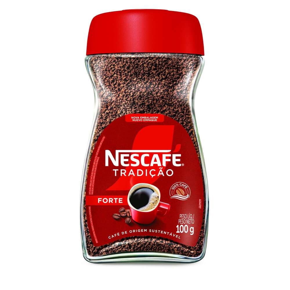 Café Solúvel Nescafé Tradição Vidro 100g