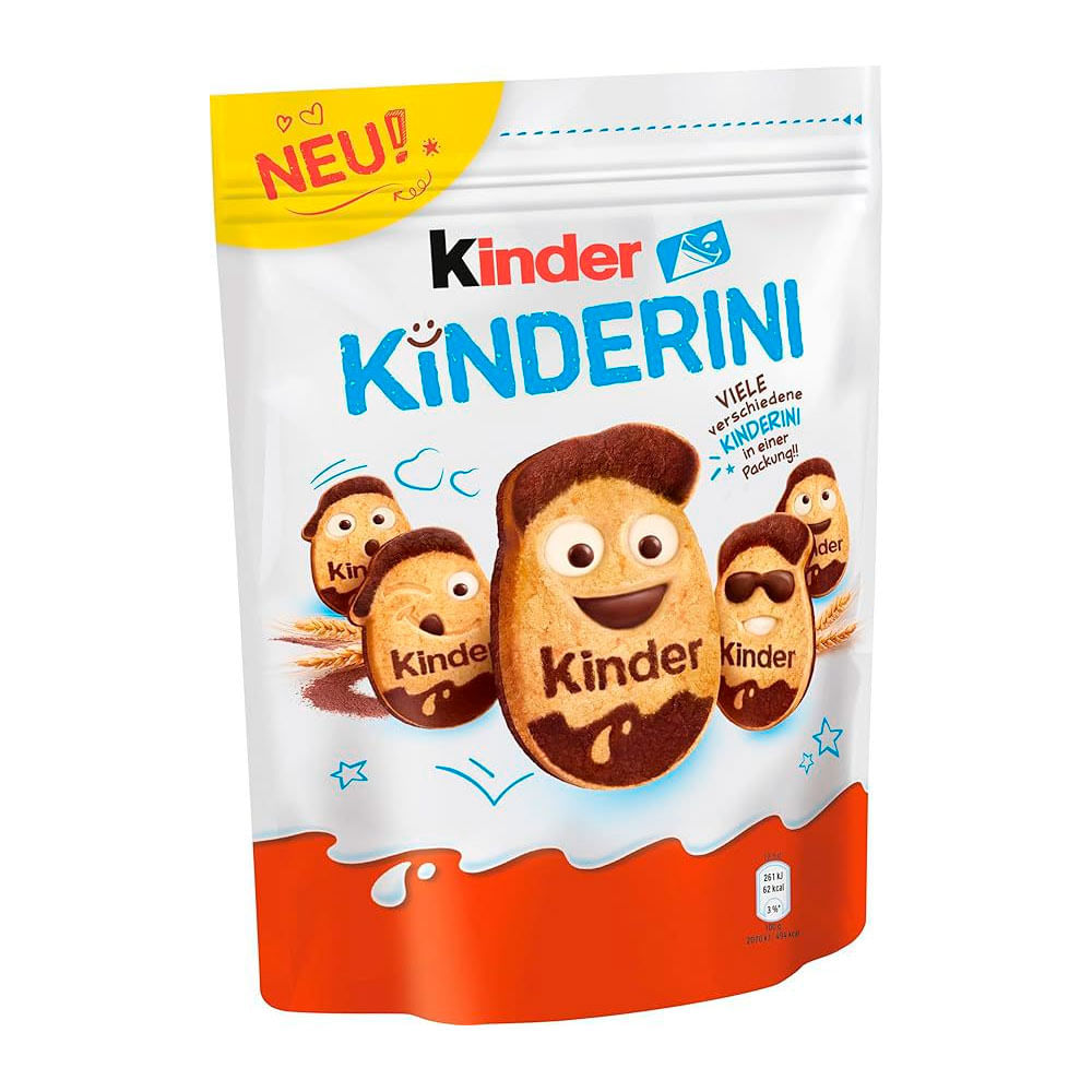 Biscoito Com Chocolate Kinder Kinderini 250g