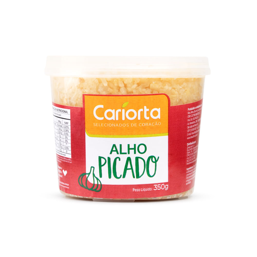 Alho Natural Picado Cariorta 350g