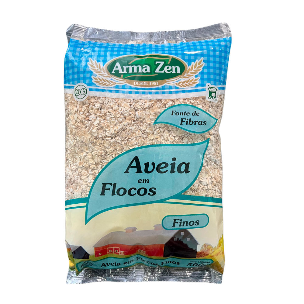 Aveia Em Flocos Finos Arma Zen Pacote 500g