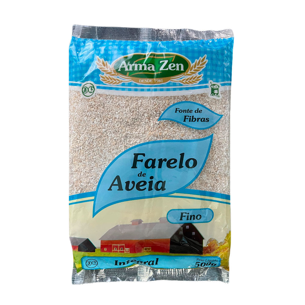 Farelo De Aveia Fino Arma Zen 500g