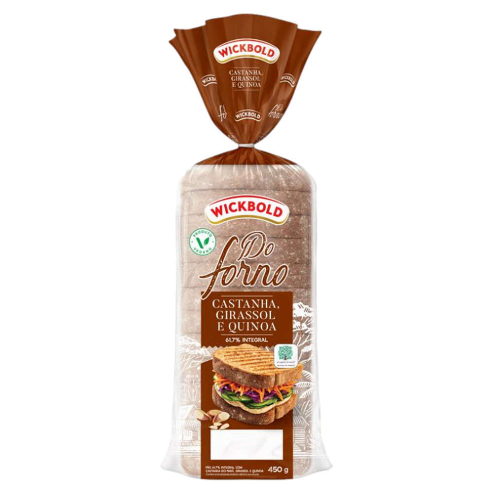 Pão do Forno Wickbold Castanha Girassol e Quinoa 450g