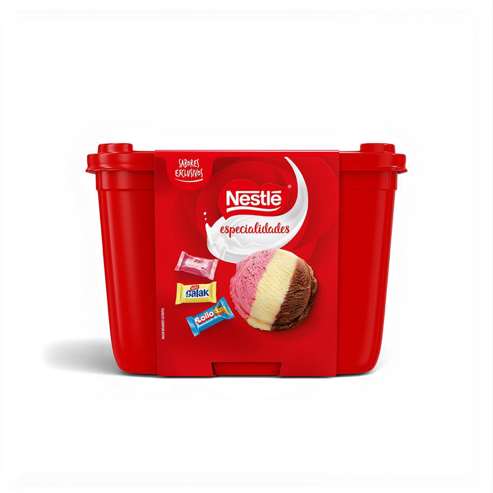 Sorvete Nestlé Napolitano Especialidades Pote 1,5L