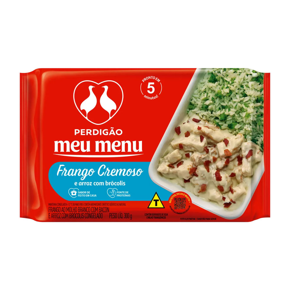 Frango Cremoso com Arroz e Brócolis Perdigão 300g