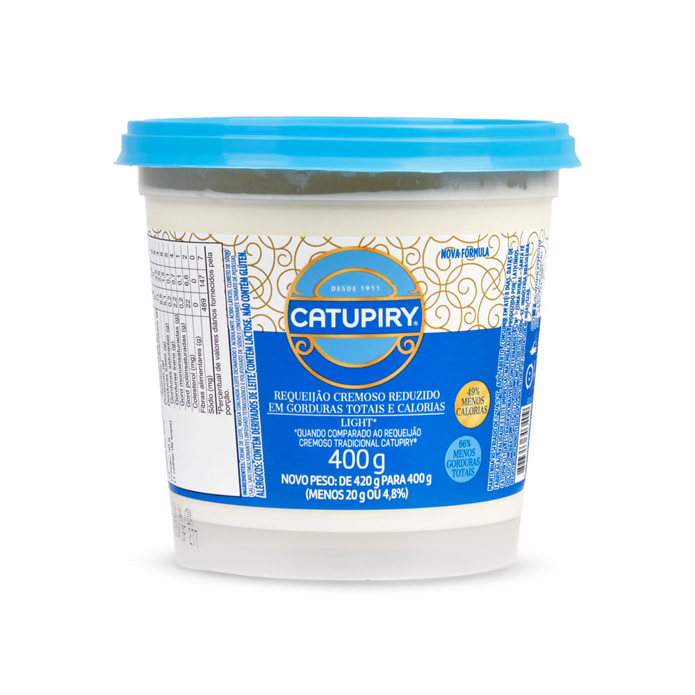 Requeijão Cremoso Catupiry Light 400g