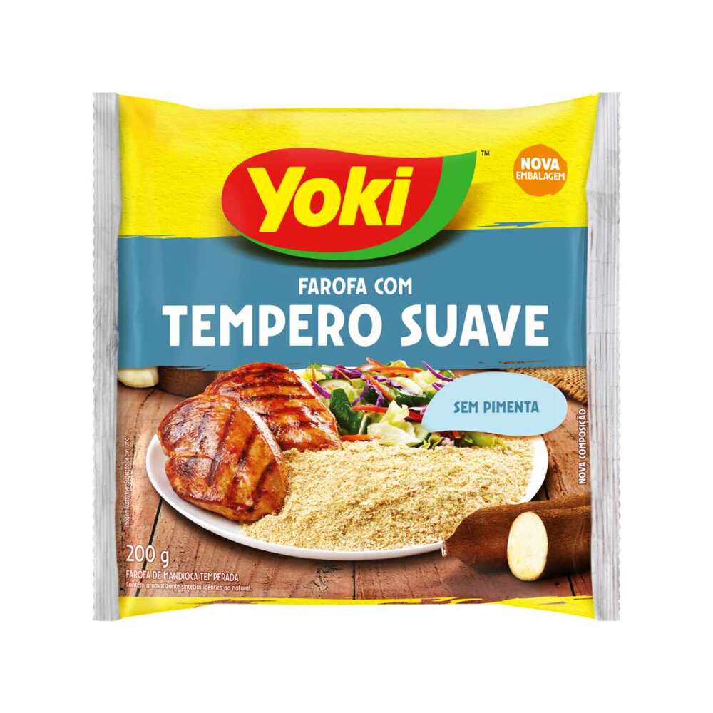 Farofa Pronta Yoki Tempero Suave 200g