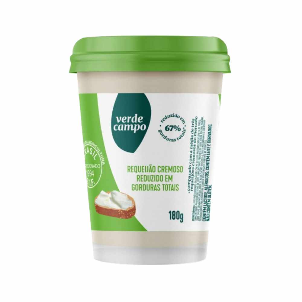 Requeijão Cremoso Verde Campo Tradicional 180g