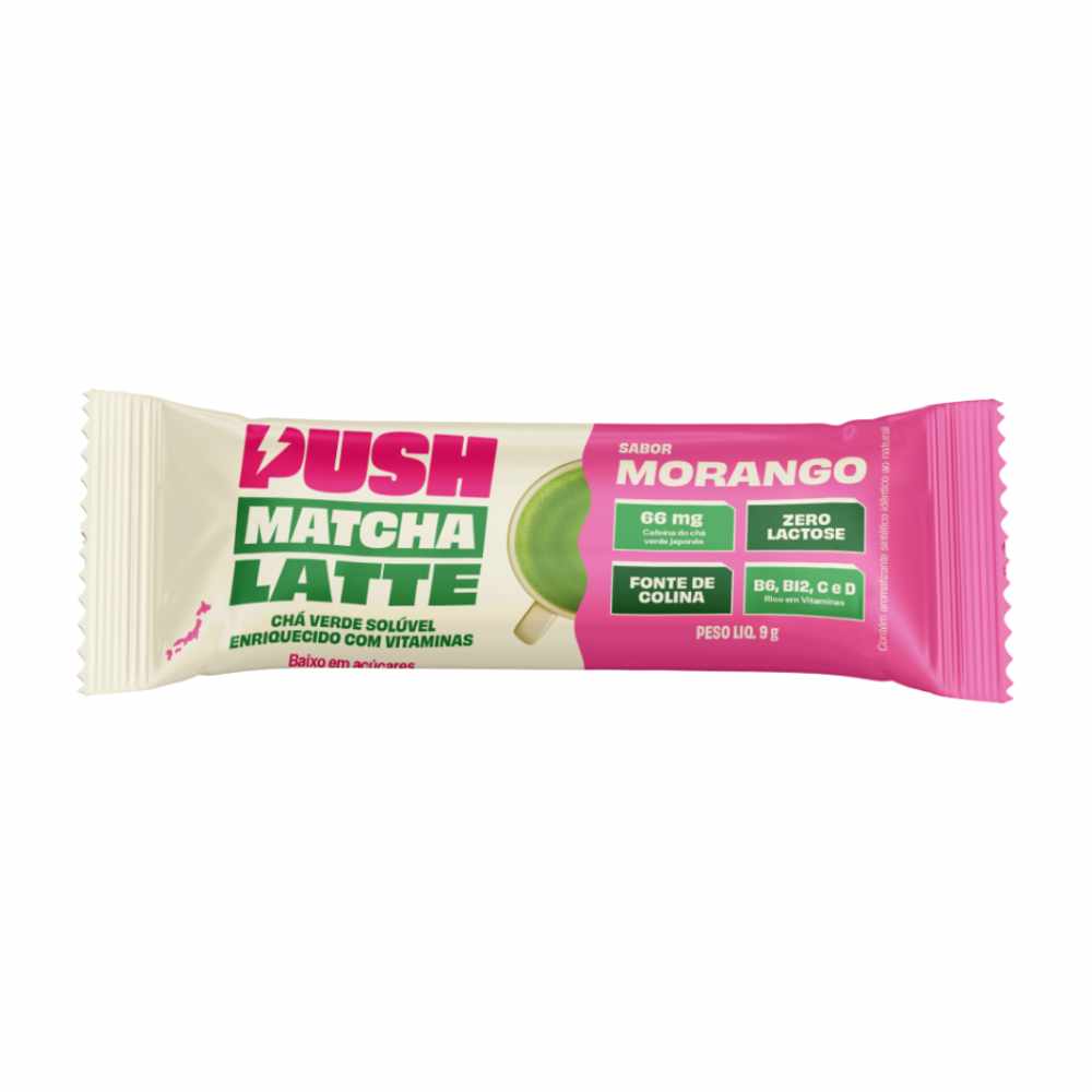 Matcha Latte Push Morango 9g