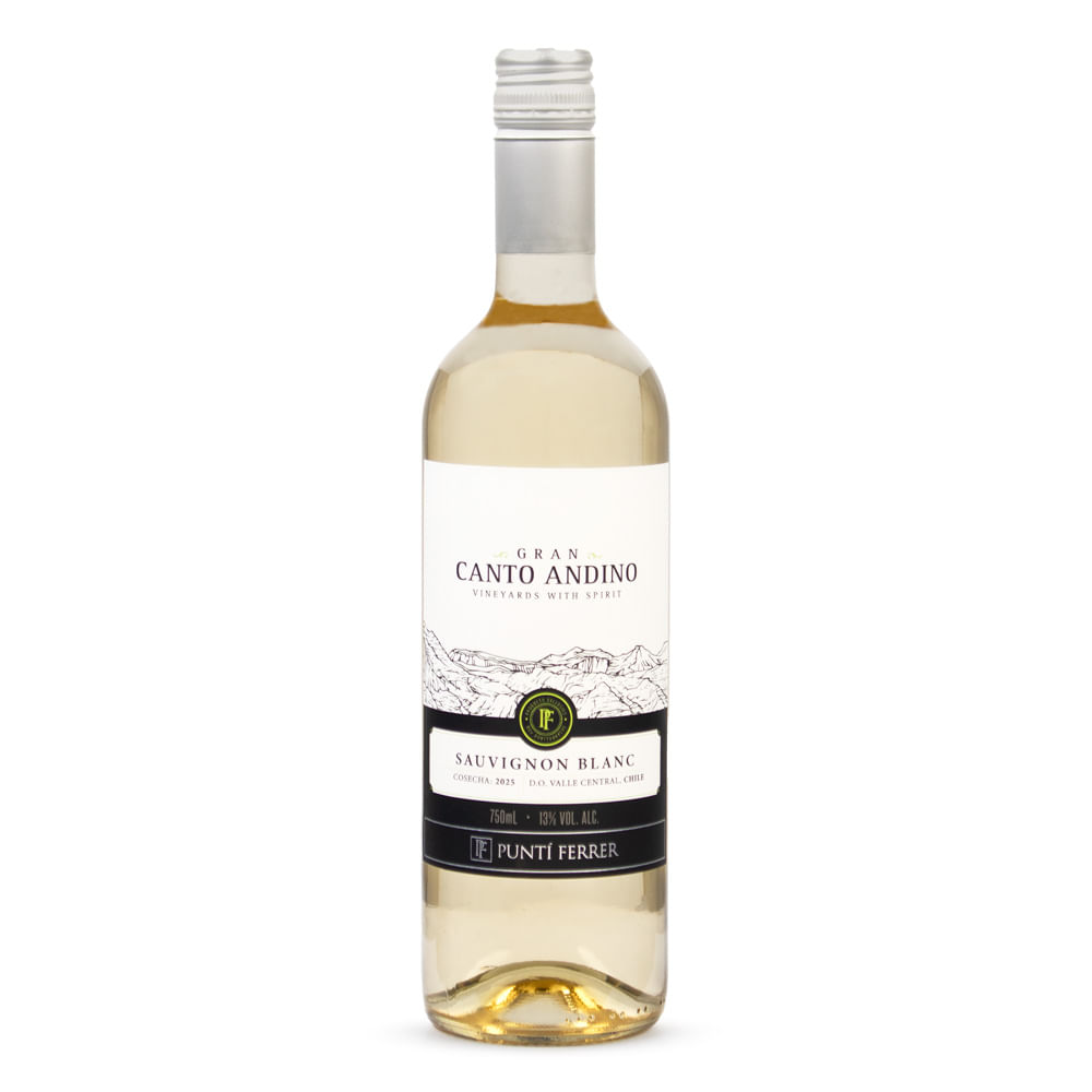 Vinho Branco Chileno Sauvignon Blanc Canto Andino 750ml