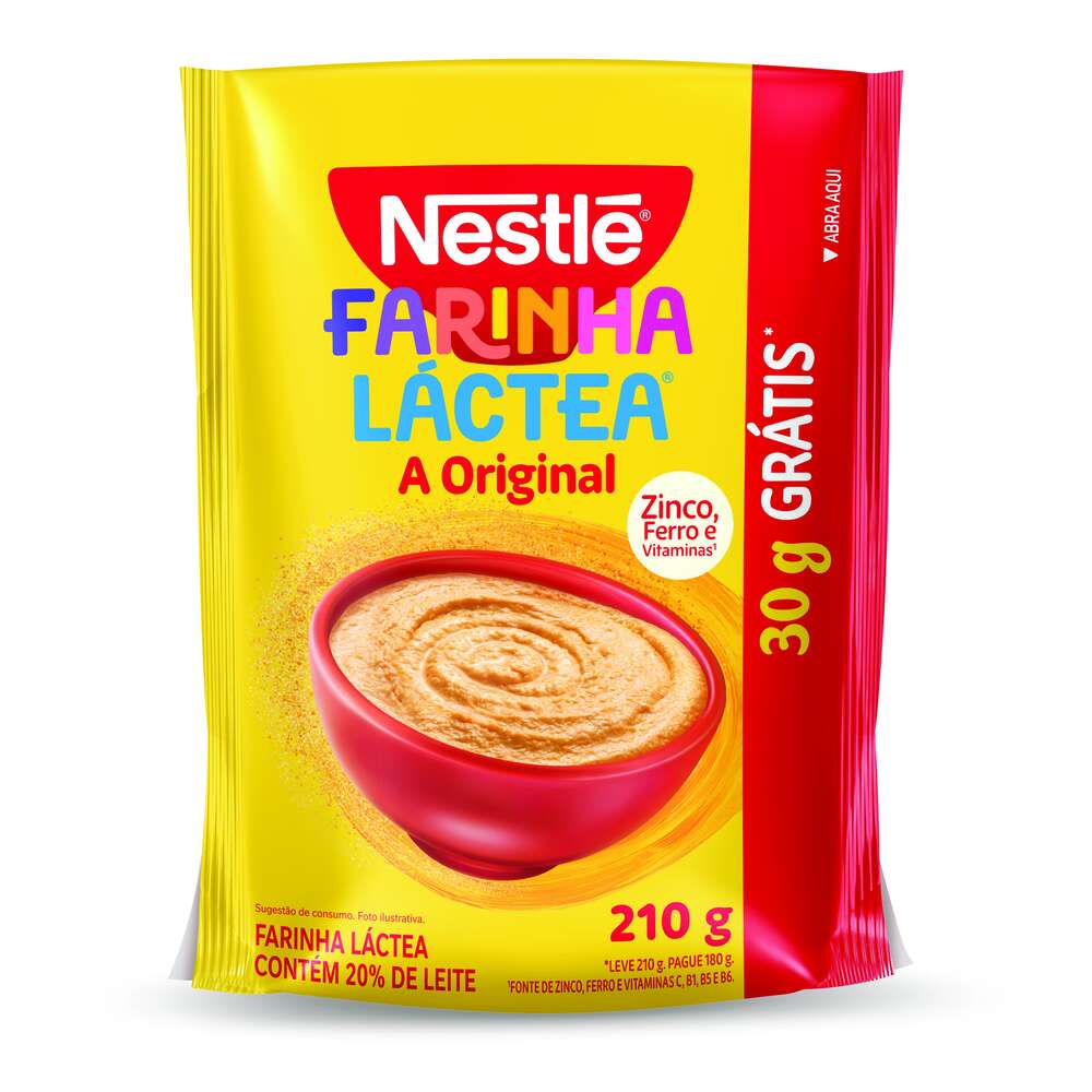 Farinha Láctea Nestlé Leve 210g Pague 180g
