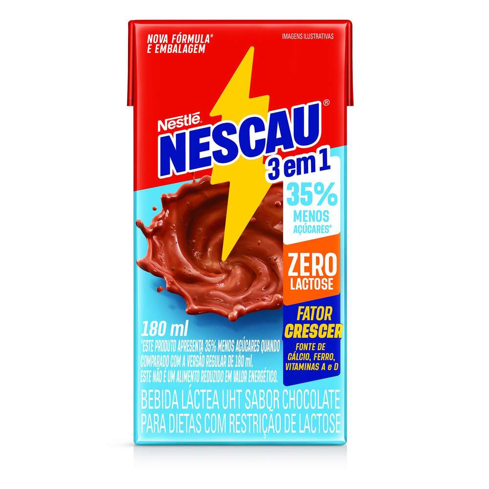 Bebida Láctea Nescau Zero Lactose 180ml