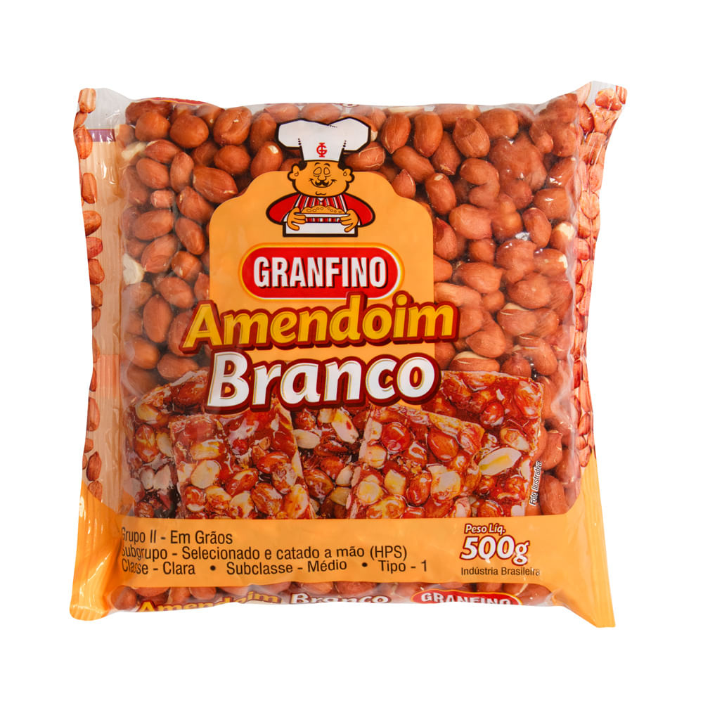 Amendoim Branco Granfino 500g