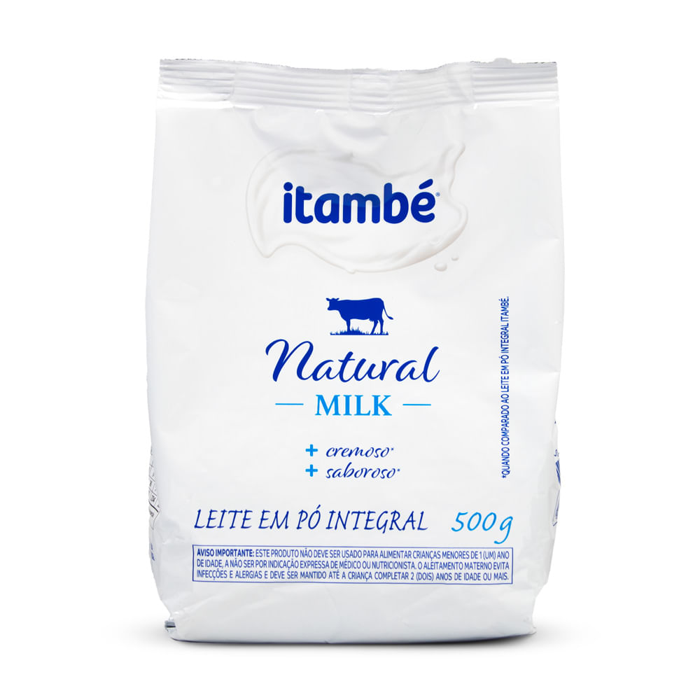 Leite em Pó Itambé Natural Milk 500g