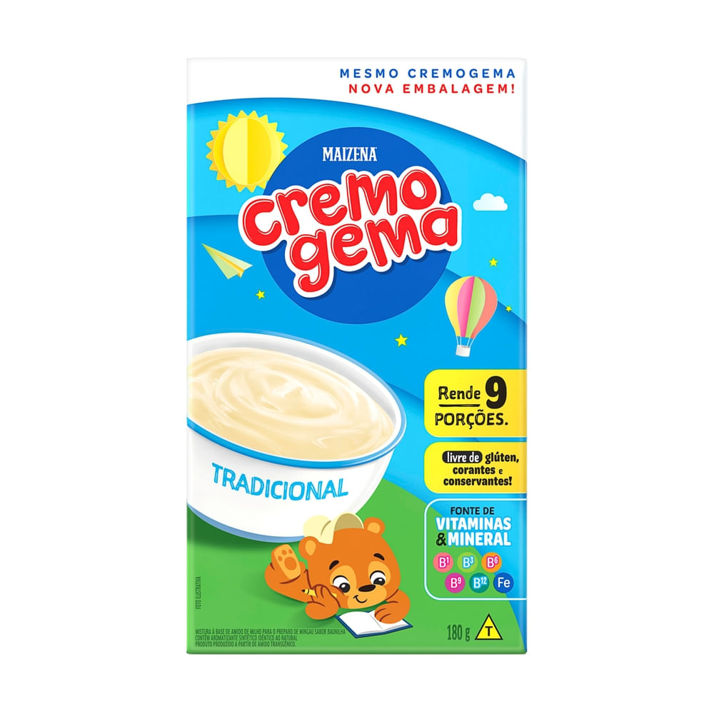 Cremogema Maizena Tradicional 180g