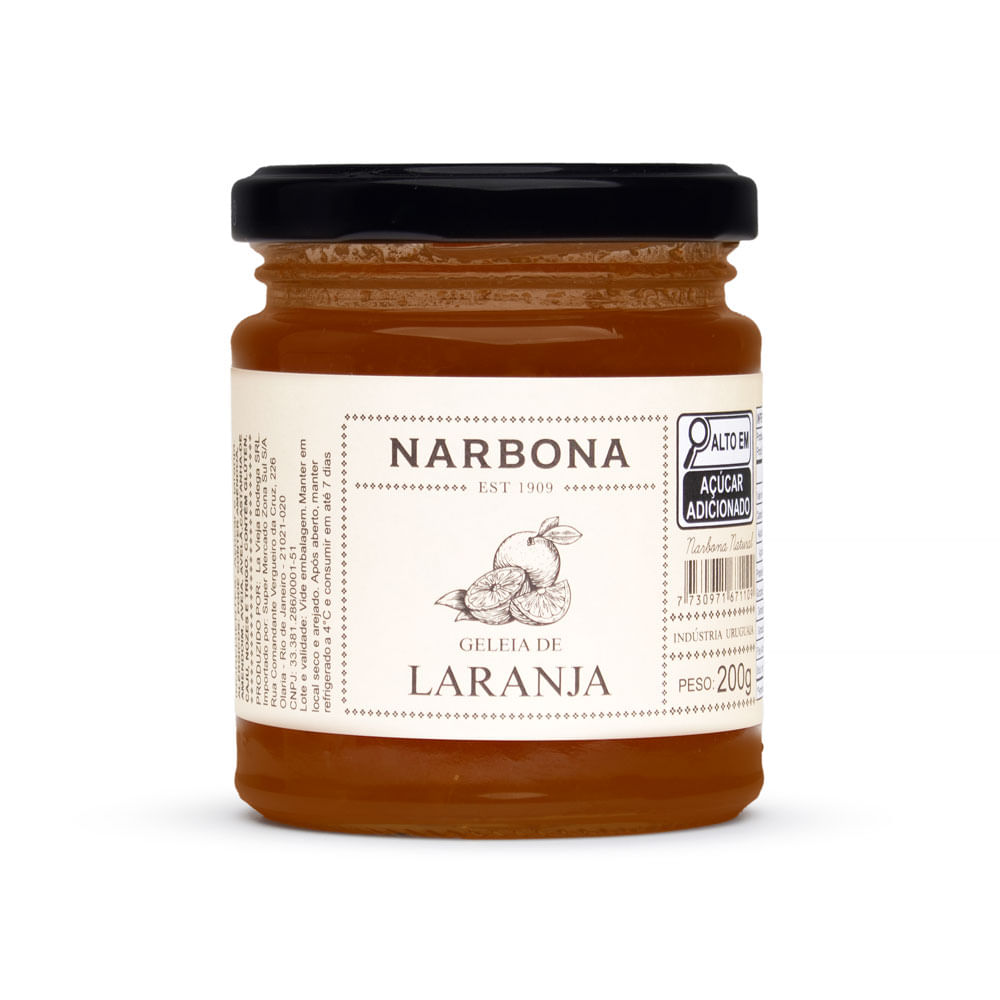 Geleia Narbona Laranja 200g