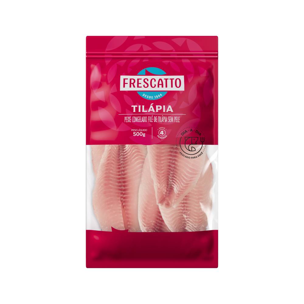Peixe Tilápia Em Filé Frescatto 500g